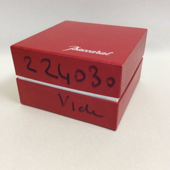 BACCARAT Red Crystal Amor Heart with box - French designer keepsake - Picture 8 of 8